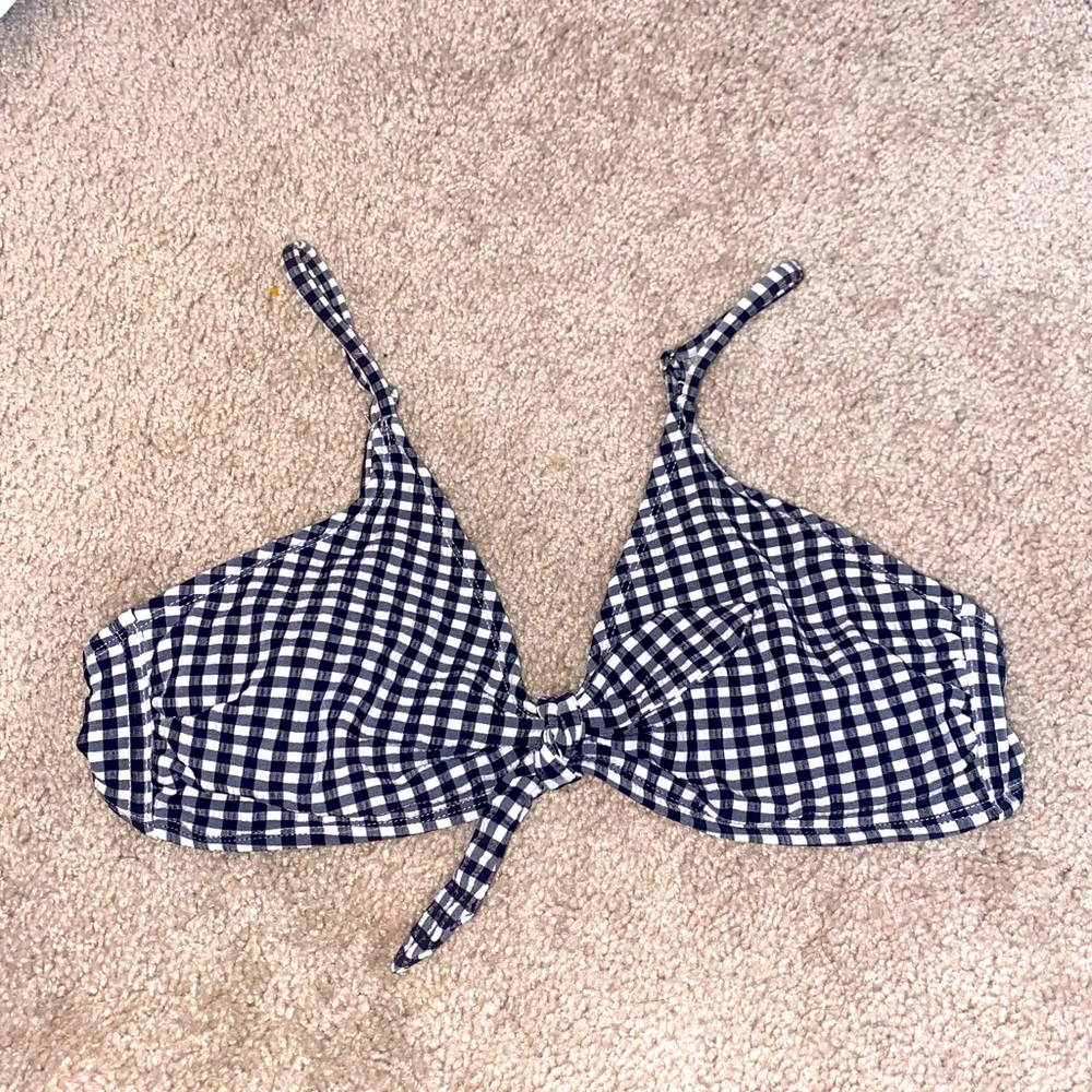 Xhilaration plaid bikini top. Size L